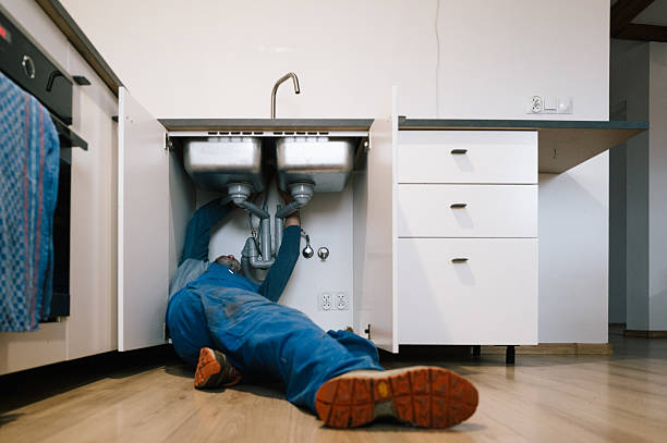 Professional Plumbing technician working in Burtrum, MN